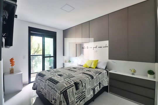 Suíte - Quarto 1 de apartamento à venda com 2 quartos, 120m² em Campestre, Santo André