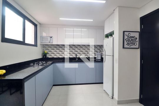 Cozinha de apartamento à venda com 2 quartos, 120m² em Campestre, Santo André