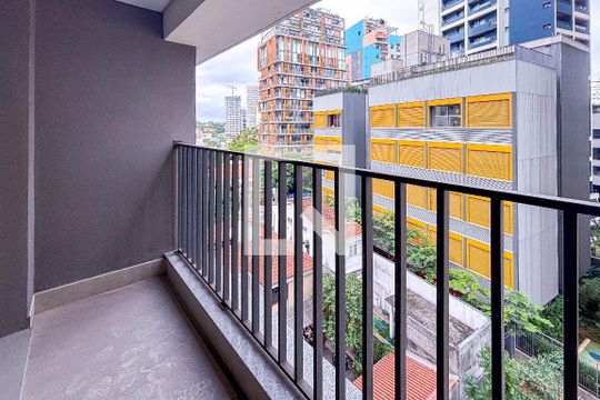 Varanda Studio de apartamento à venda com 1 quarto, 25m² em Sumarezinho, São Paulo
