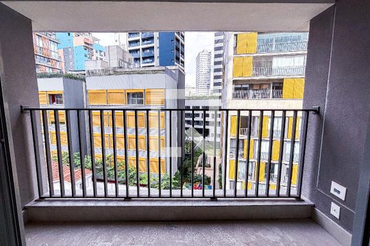 Varanda Studio de apartamento à venda com 1 quarto, 25m² em Sumarezinho, São Paulo