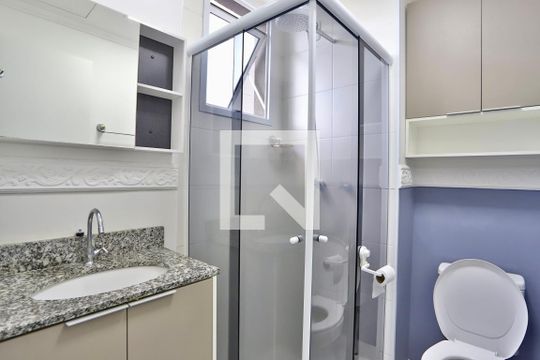 Banheiro de apartamento para alugar com 1 quarto, 19m² em Brás, São Paulo