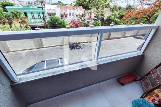 Varanda da Sala de apartamento à venda com 2 quartos, 50m² em Encantado, Rio de Janeiro
