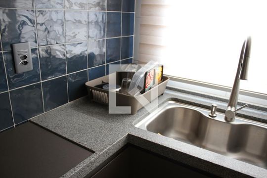 Cozinha de apartamento para alugar com 1 quarto, 64m² em Setor Pedro Ludovico, Goiânia