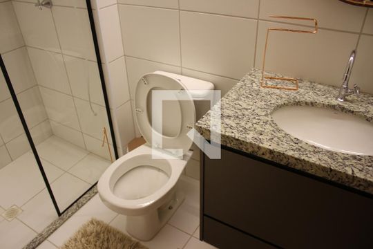 Banheiro  de apartamento para alugar com 1 quarto, 64m² em Setor Pedro Ludovico, Goiânia