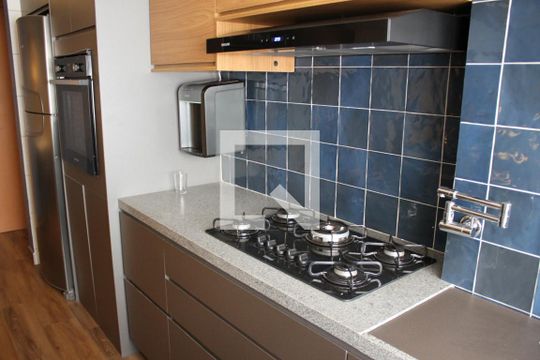 Cozinha de apartamento para alugar com 1 quarto, 64m² em Setor Pedro Ludovico, Goiânia