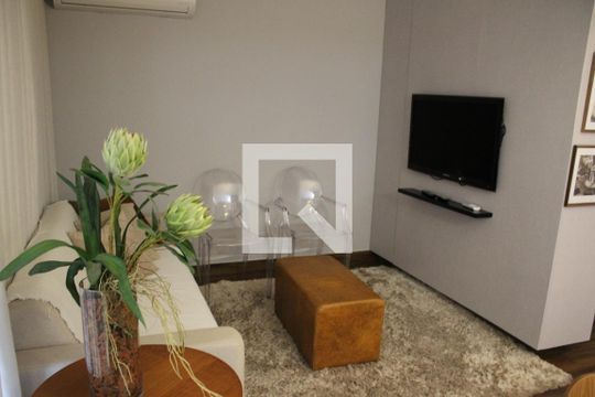 Sala de apartamento para alugar com 1 quarto, 64m² em Setor Pedro Ludovico, Goiânia
