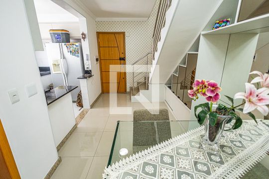Sala de apartamento à venda com 3 quartos, 118m² em Candelária, Belo Horizonte