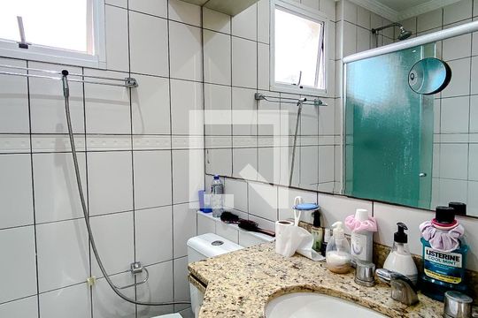 Banheiro da Suíte de apartamento à venda com 3 quartos, 80m² em Ipiranga, São Paulo
