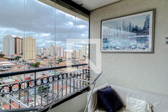 Varanda da Sala de apartamento à venda com 3 quartos, 80m² em Ipiranga, São Paulo