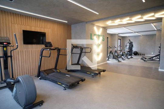 Área comum - Academia de apartamento para alugar com 1 quarto, 30m² em Pinheiros, São Paulo