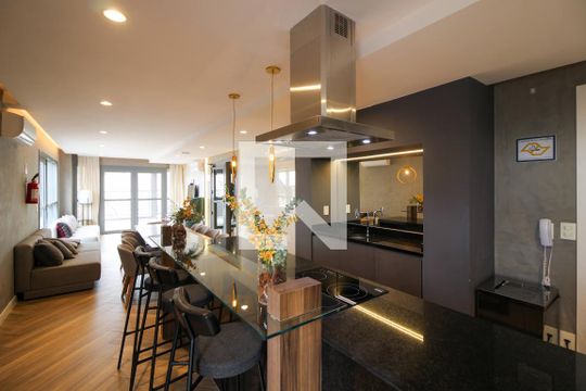 Área comum - Espaço Gourmet de apartamento para alugar com 1 quarto, 28m² em Jardim Paulista, São Paulo