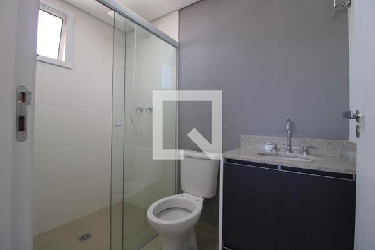 Banheiro da suíte de apartamento à venda com 2 quartos, 59m² em Socorro, São Paulo