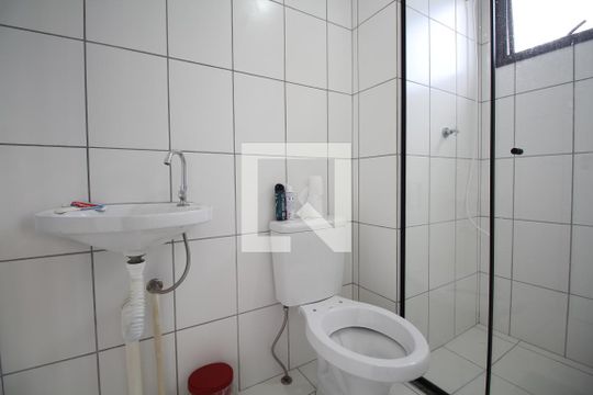 Banheiro de kitnet/studio à venda com 1 quarto, 26m² em Jardim Panorama, São Paulo
