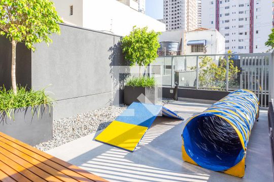 Área comum - Espaço Pet de kitnet/studio para alugar com 1 quarto, 24m² em Perdizes, São Paulo