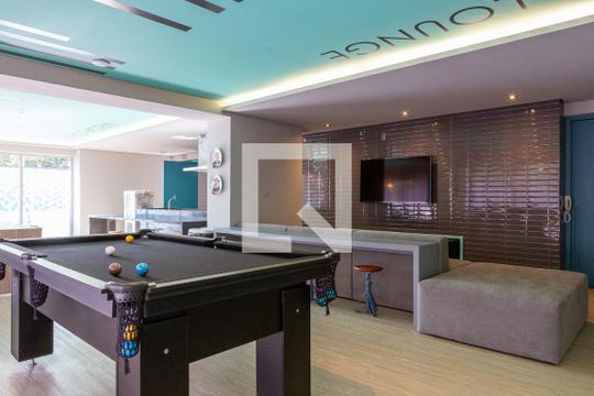 Área comum - Sala de Jogos de kitnet/studio à venda com 1 quarto, 24m² em Perdizes, São Paulo
