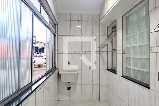 Área de Serviço de apartamento à venda com 3 quartos, 64m² em Jardim Utinga, Santo André