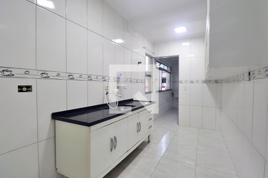 Cozinha de apartamento à venda com 3 quartos, 64m² em Jardim Utinga, Santo André