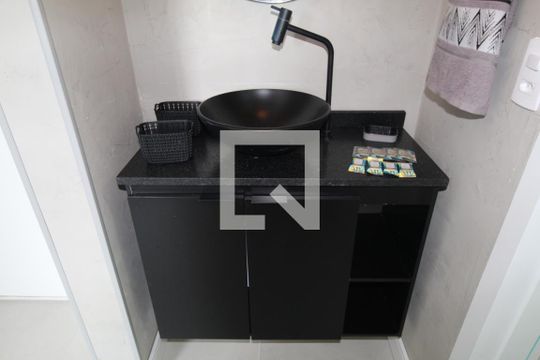 Lavabo de apartamento à venda com 1 quarto, 35m² em Jacarepaguá, Rio de Janeiro