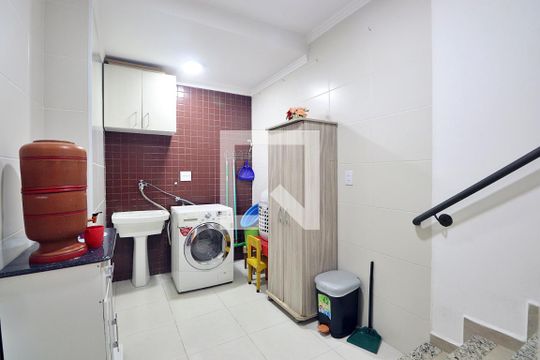 Área de Serviço de apartamento à venda com 3 quartos, 150m² em Utinga, Santo André