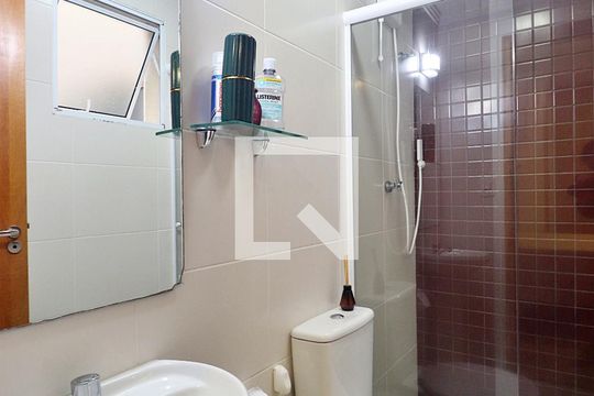 Suíte - Banheiro do Quarto 1 de apartamento à venda com 3 quartos, 150m² em Utinga, Santo André