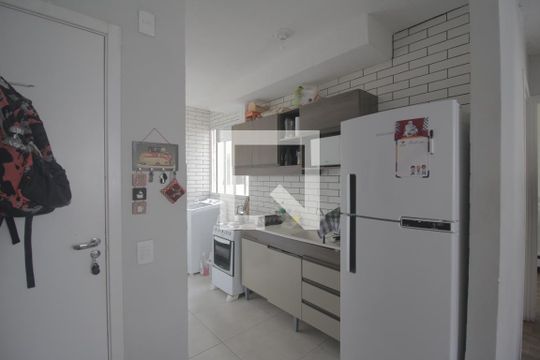 Cozinha e Área de Serviço de apartamento à venda com 2 quartos, 49m² em Rio Branco, Canoas