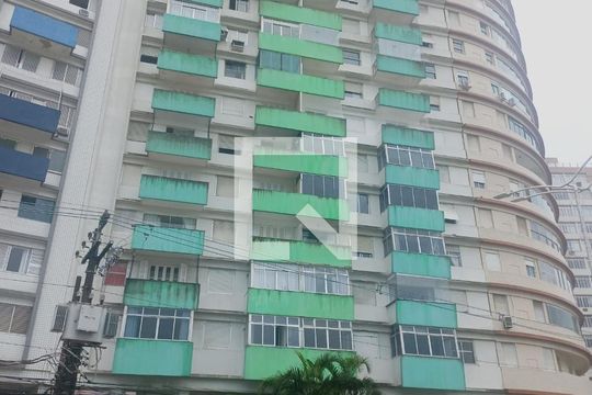 Fachada do Prédio de apartamento para alugar com 2 quartos, 90m² em Centro, São Vicente