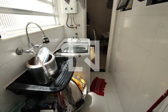 Área de Serviço de apartamento à venda com 3 quartos, 60m² em Todos Os Santos, Rio de Janeiro