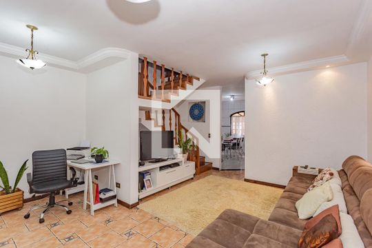 Sala de casa à venda com 3 quartos, 128m² em Jardim Patente, São Paulo