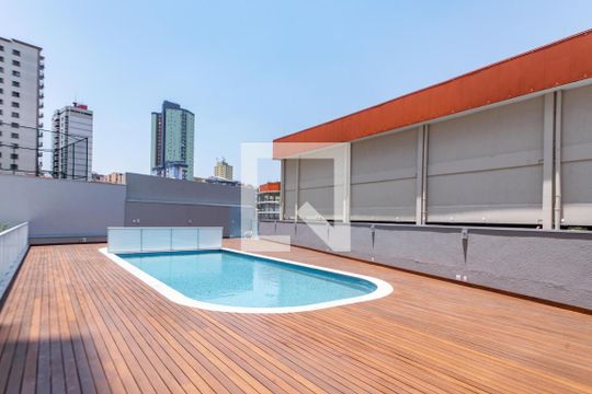 Piscina de apartamento para alugar com 2 quartos, 66m² em Parque das Nações, Santo André
