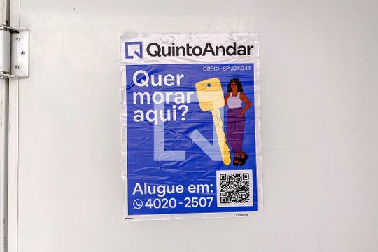 Área comum de kitnet/studio para alugar com 1 quarto, 45m² em Quarta Parada, São Paulo