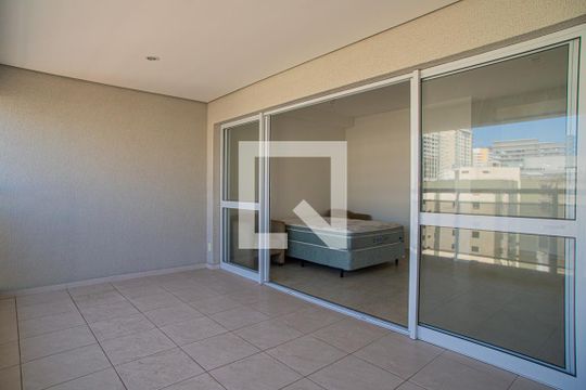 Varanda da Sala/Quarto de kitnet/studio para alugar com 1 quarto, 40m² em Bela Vista, São Paulo