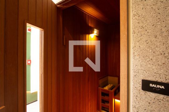 Área comum de kitnet/studio à venda com 1 quarto, 25m² em Indianópolis, São Paulo
