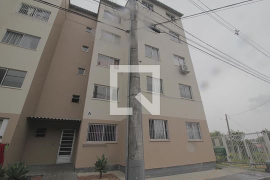 Fachada do bloco de apartamento para alugar com 2 quartos, 38m² em Olaria, Canoas