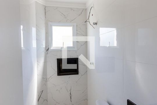 Banheiro de apartamento à venda com 2 quartos, 44m² em Vila Metalurgica, Santo André