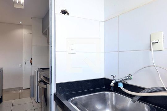 Área de Serviço de apartamento à venda com 1 quarto, 55m² em Utinga, Santo André
