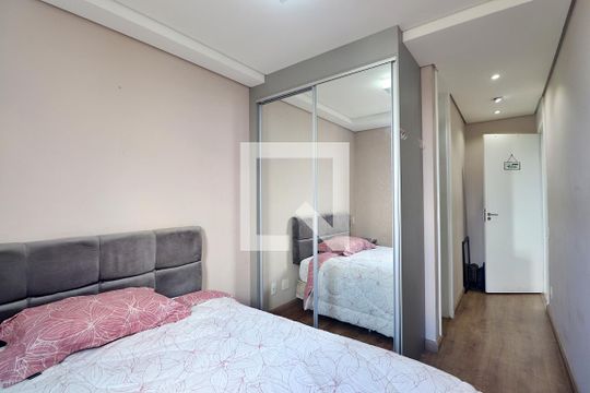 Suíte - Quarto de apartamento à venda com 1 quarto, 55m² em Utinga, Santo André