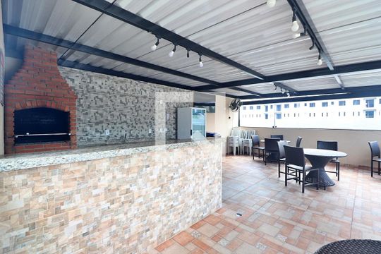 Área comum - Churrasqueira de apartamento à venda com 1 quarto, 55m² em Utinga, Santo André