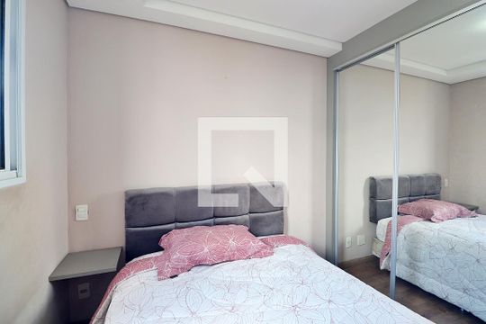 Suíte - Quarto de apartamento à venda com 1 quarto, 55m² em Utinga, Santo André