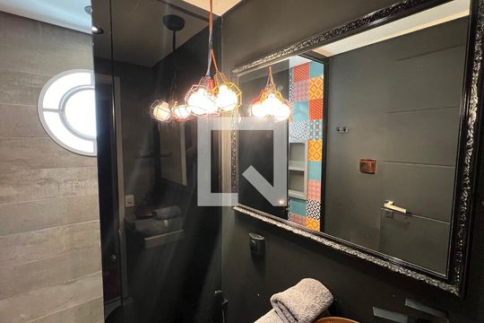 Banheiro de apartamento para alugar com 2 quartos, 98m² em Jardim Paulista, São Paulo