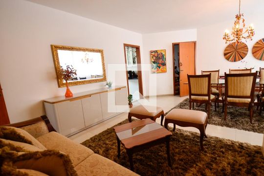 Sala de apartamento para alugar com 3 quartos, 100m² em Sagrada Família, Belo Horizonte