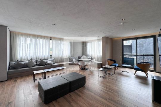 Área comum de apartamento para alugar com 1 quarto, 25m² em Jardim das Acacias, São Paulo