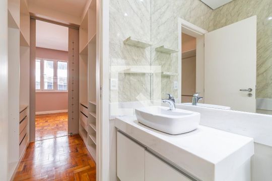 Banheiro da Suíte de apartamento para alugar com 2 quartos, 96m² em Paraíso, São Paulo