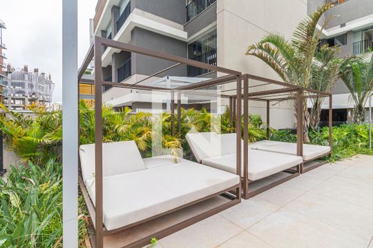 Área comum - Solário de kitnet/studio para alugar com 1 quarto, 39m² em Sumarezinho, São Paulo