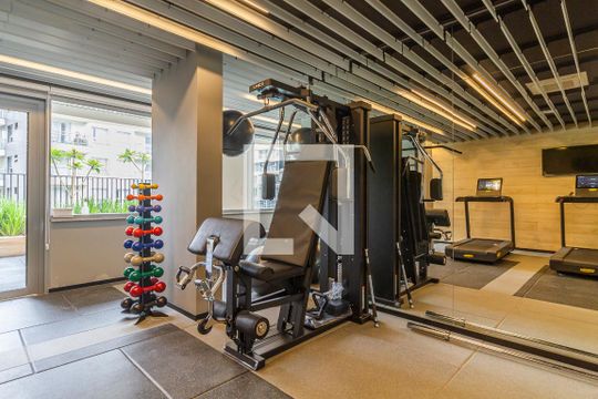 Área comum - Academia de kitnet/studio para alugar com 1 quarto, 39m² em Sumarezinho, São Paulo