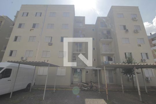 Fachada do bloco de apartamento à venda com 2 quartos, 45m² em Olaria, Canoas