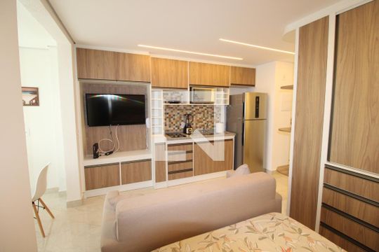 Sala/Quarto de kitnet/studio para alugar com 1 quarto, 25m² em Vila Andrade, São Paulo