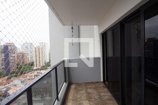 Varanda da Sala de apartamento para alugar com 3 quartos, 179m² em Vila Nova Conceição, São Paulo