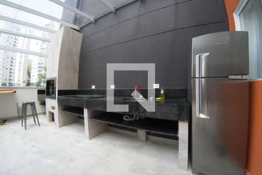 Área comum  de kitnet/studio para alugar com 1 quarto, 22m² em Jardim das Vertentes, São Paulo