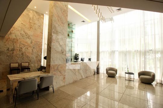 Hall social  de apartamento à venda com 1 quarto, 26m² em Santo Agostinho, Belo Horizonte