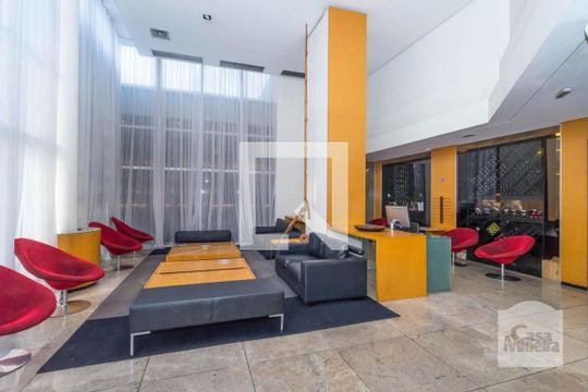 Área comum de apartamento à venda com 1 quarto, 26m² em Santo Agostinho, Belo Horizonte
